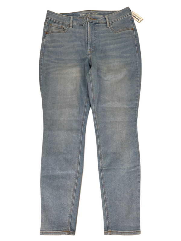 Old Navy Women's Light Wash Rockstar Super Skinny High Rise Jeans - 12 Petite