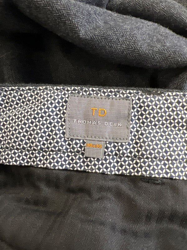 Thomas Dean Men’s Black/Gray Dress Pants - 38x30 image 3