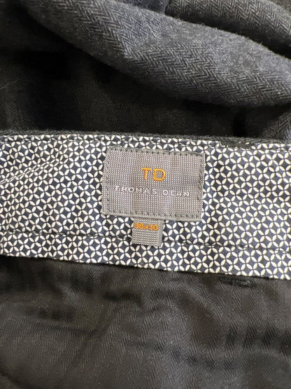 Thomas Dean Men’s Black/Gray Dress Pants - 38x30 image 3