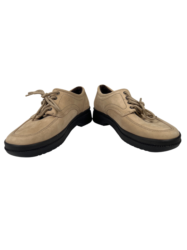 Easy Spirit Women's Beige Lace Up Loafers - 7.5 image 6