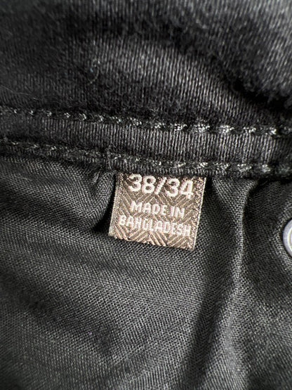 Jachs New York Men's Black Straight Leg Jeans - 38x34 image 4