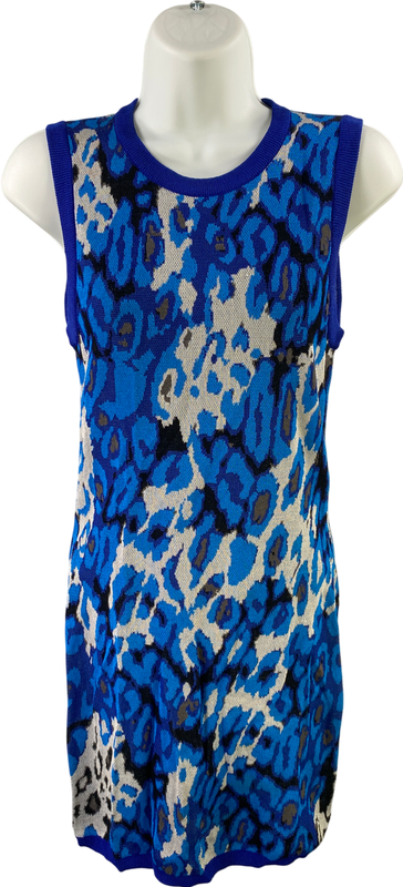 Club Monaco Women’s Blue Sleeveless Short Tank Shift Dress - XS