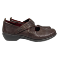 Romika Women's Brown Leather Mary Jane Comfort Walking Shoes - 42/US 11
