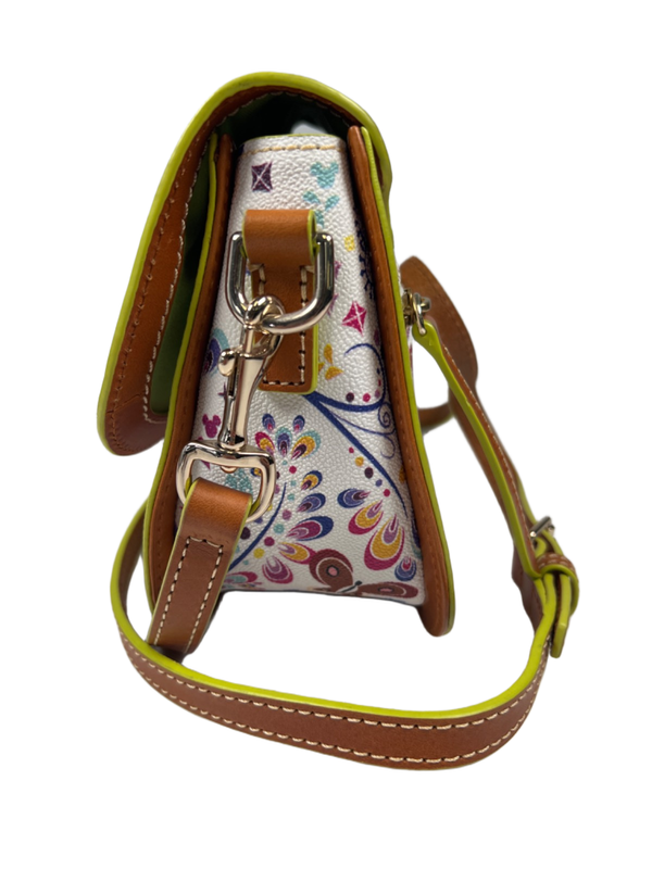 Dooney and Bourke X Disney White Epcot Flower and Garden 2019 Crossbody Purse image 2
