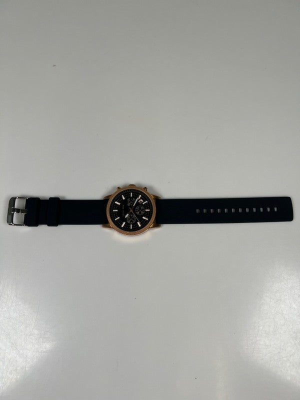Michael Kors Mens Black/Gold-Tone Oversized Billie MK824 Watch -Working Battery image 5