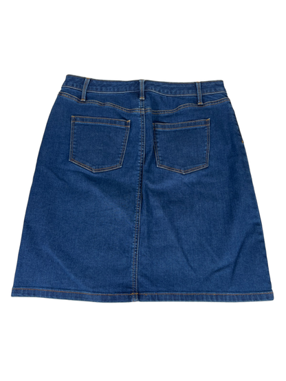 Talbots Women's Medium Wash Stretch Denim Jean Skirt - 4 image 2