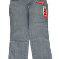 Lee Women's Light Wash Custom Fit Comfort Waist Jeans - 18W Plus Petite