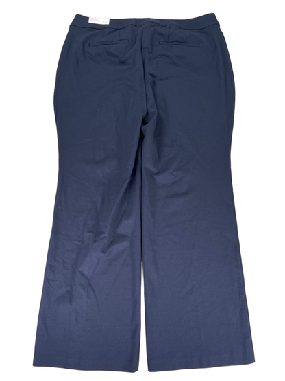 Lane Bryant Women's Blue Pull On Classic Trouser Ponte Dress Pants - 18/20 image 2