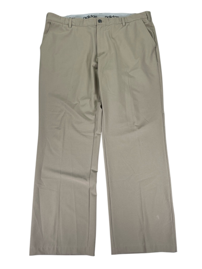 adidas Men's Beige Athletic Golf Pants - 40x32