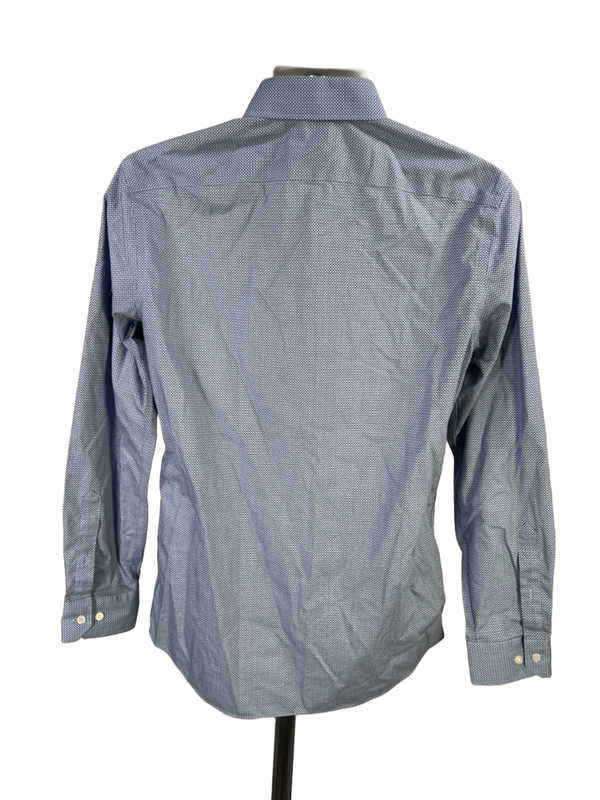 Banana Republic Men's Blue Grant Slim Fit Long Sleeve Button Up Shirt - M image 2