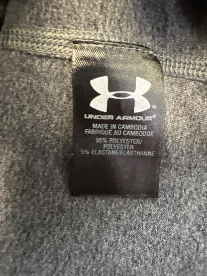 Under Armour Women's Gray Heatgear Fitted V Neck Short Sleeve Tee Shirt - XL image 4