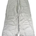 Athleta Women's Beige High Rise Linen Retreat Wide Leg Pants - L