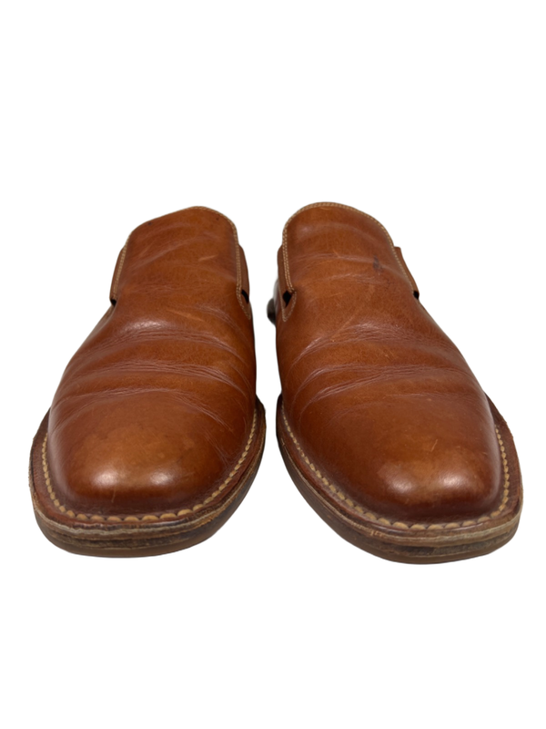 Cole Haan Men's Brown Leather Stitch Detail Slip On Loafers - 8.5 image 2