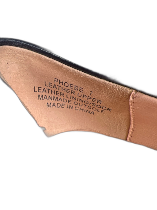 Kate Spade Women's Blue Leather Phoebe Gold Accent Ballet Flats - 7 image 7