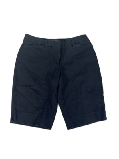 White House Black Market Women's Black Bermuda Shorts - 2