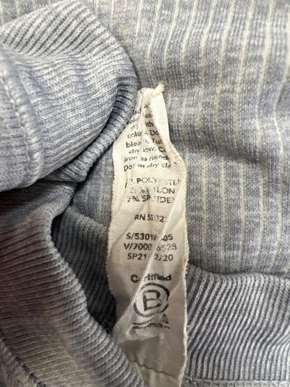 Athleta Women's Gray Ribbed High Neck Athletic Tank Top - M image 4