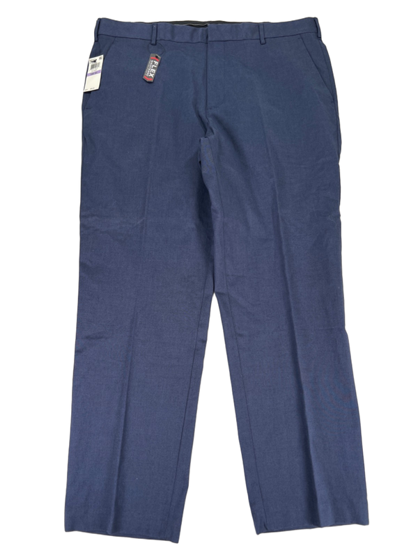 Van Heusen Men's Navy Blue Straight Fit Flex Chino Pants - 38x30