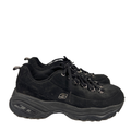 Skechers Women's Black Premium Sport Lace Up Athletic Sneakers - 8.5