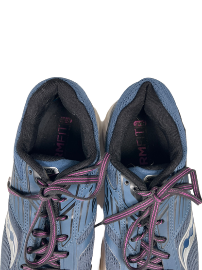 Saucony Women's Navy Blue Echelon 8 Lace Up Running Sneakers - 10.5 image 3