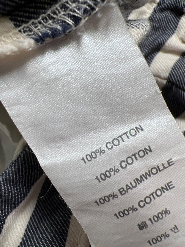 J.Crew Women's Blue/White Striped Cotton Casual Shorts - 12 image 4