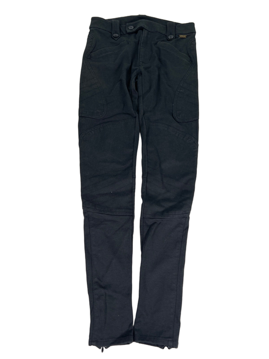 Polo Ralph Lauren Women's Black Zip Ankle Skinny Jegging Riding Pants - 2