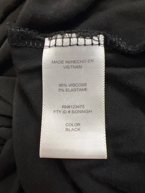 Ellen Tracy Women's Black Short Sleeve Hi-Low Tee Shirt - XL image 4