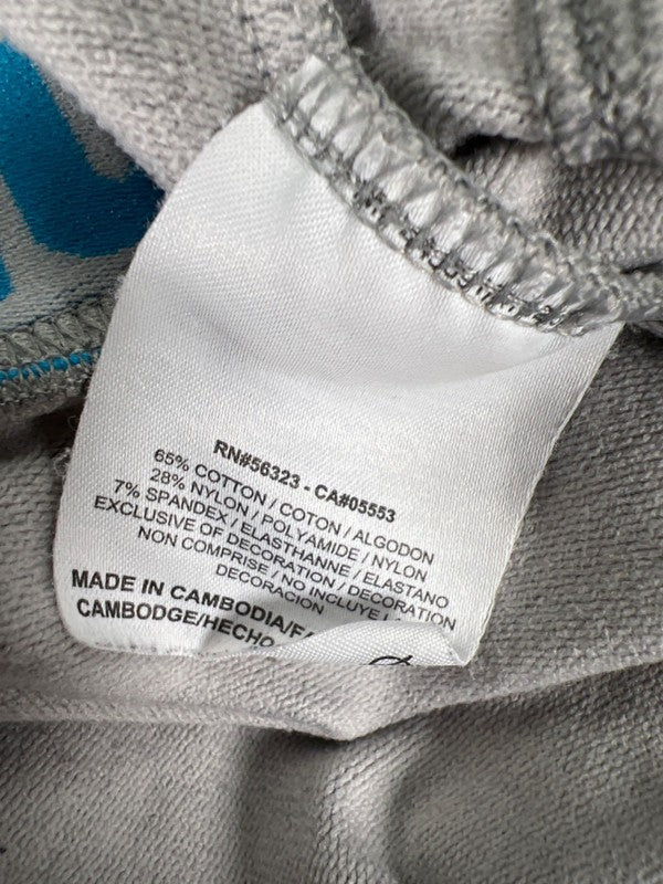 Nike Women's Gray Logo Pull On Athletic Capri Sweatpants - L image 4