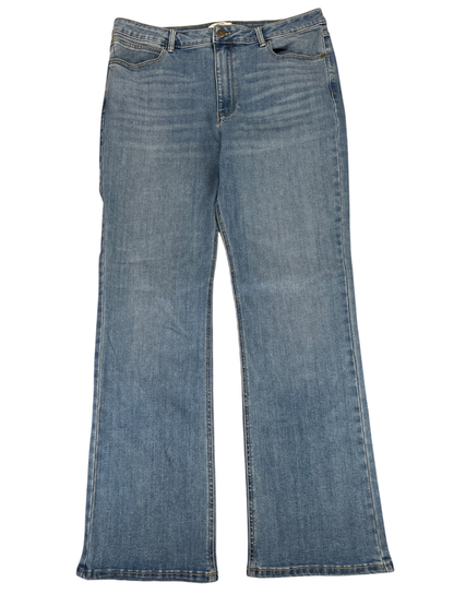 Wrangelr Women's Lightwash High Rise Bootcut Denim Jeans - 16/34