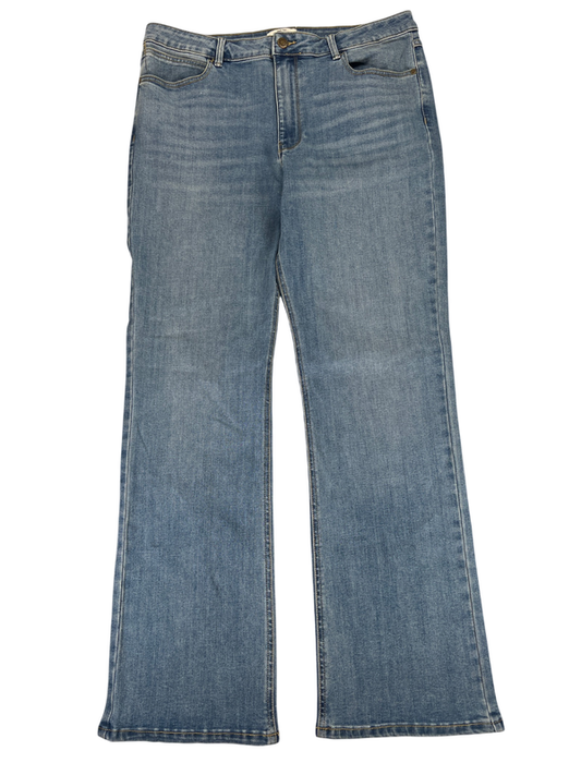 Wrangelr Women's Lightwash High Rise Bootcut Denim Jeans - 16/34
