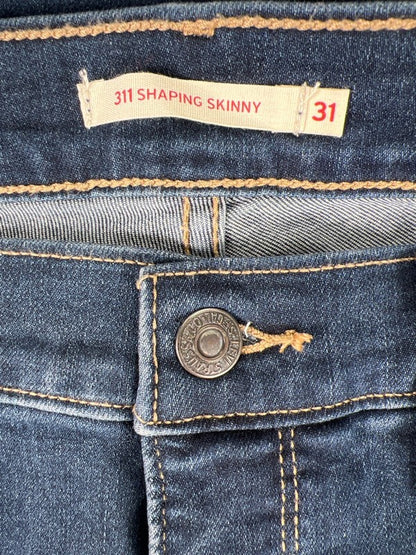 Levi's Women's Dark Wash 311 Shaping Skinny Cotton Blend Jeans - 31 image 3