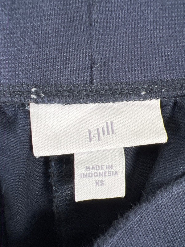 J Jill Women's Blue Pull On Cropped Ankle Pants - XS image 3
