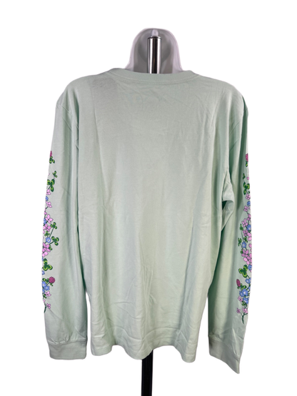 Life is Good Women's Green/Blue Crusher Wildflowers Long Sleeve Shirt - XL image 2