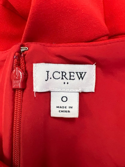 J.Crew Women's Red Sleeveless Sheath Dress - 0 image 3