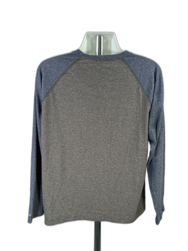 Columbia Men's Gray/Blue Long Sleeve Crewneck Omni-Wick Shirt - XL image 2