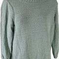 J. Jill Women’s Mint Green 3/4 Sleeve Textured Knit Sweater - S