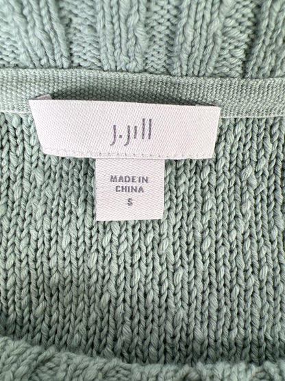 J. Jill Women’s Mint Green 3/4 Sleeve Textured Knit Sweater - S image 3