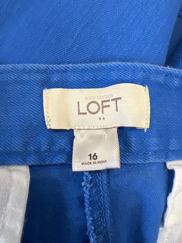 LOFT Women's Blue Straight Denim Jean Skirt - 16 image 3