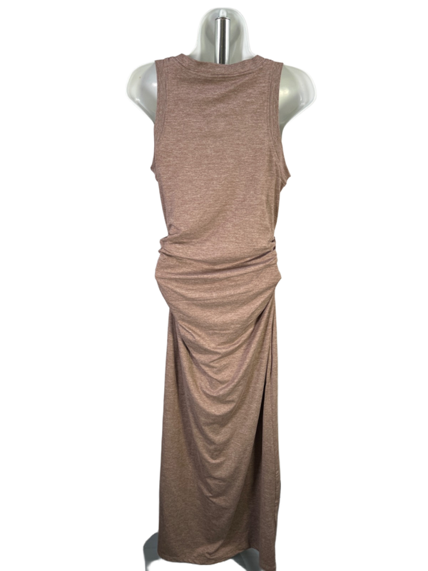 Lou and Grey Women's Pink/Blush Brushedsoft Ruched Maxi Tank Dress - M image 2