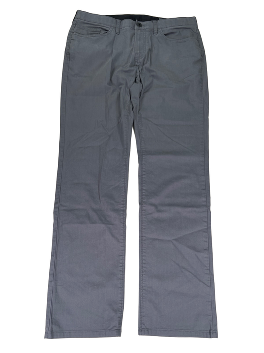 Bonobos Men's Gray Slim Fit Five-Pocket Tech Pants - 33x32