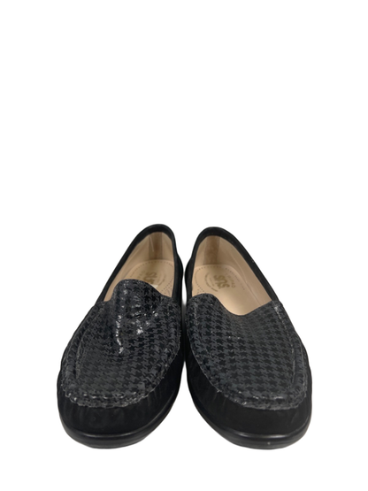 SAS Women's Black Tetris Houndstooth Tripad Simplify Slip On Loafers - 8 image 2