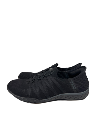 Skechers Women's Black Breathe Easy Roll With Me Slip On Sneakers - 8.5 image 5