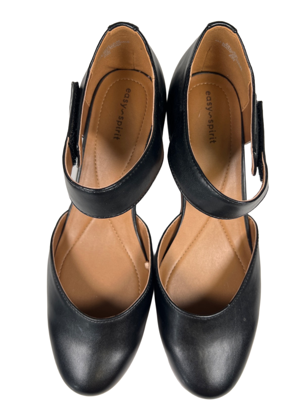 Easy Spirit Women's Black Closed Toe Mary Jane Block Heels - 9 image 3
