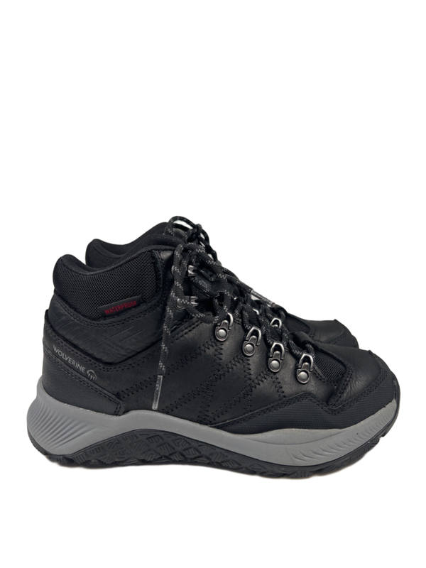 Wolverine Men's Black Luton Waterproof Mid Hiking Work Boots - 7