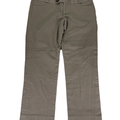 Banana Republic Women's Tan/Taupe Chino Ankle Trouser Pants - 4 Petite