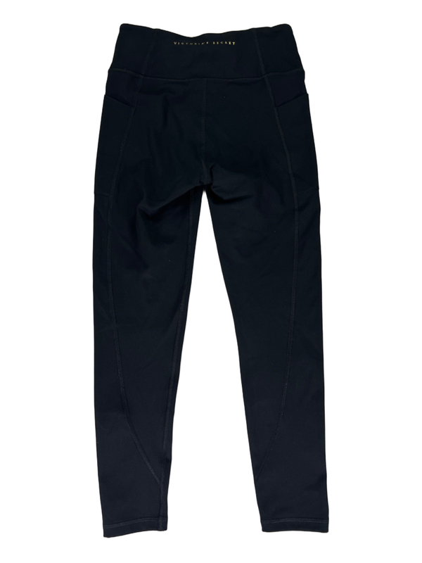 Victoria's Secret Women's Black Side Pocket Athletic Cropped Ankle Leggings - 6 image 2