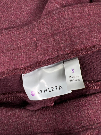 Athleta Women’s Burgundy Red Shine Coaster Jogger Pants - S image 3