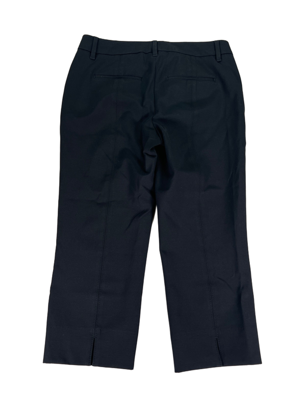 White House Black Market Women's Black Straight Crop Dress Pants - 4 image 2