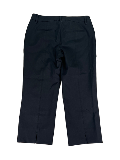 White House Black Market Women's Black Straight Crop Dress Pants - 4 image 2