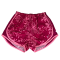 Nike Women's Pink Dri-Fit Vented Lined Pull On Athletic Shorts - M
