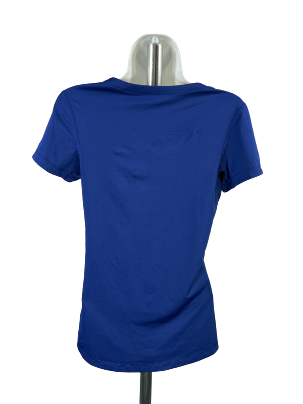 Nike Women’s Blue Dri-Fit Victory Base Layer Short Sleeve Athletic T-Shirt - M image 2